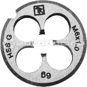 THORVIK MD81 Плашка D-COMBO круглая ручная М8х1.0, HSS, Ф25х9 мм