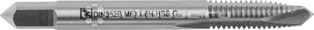 THORVIK MTG1015SP Метчик машинно-ручной T-DRIVE со спиральной подточкой для сквозных отверстий с направляющей в наборе М10х1.5, HSS-G