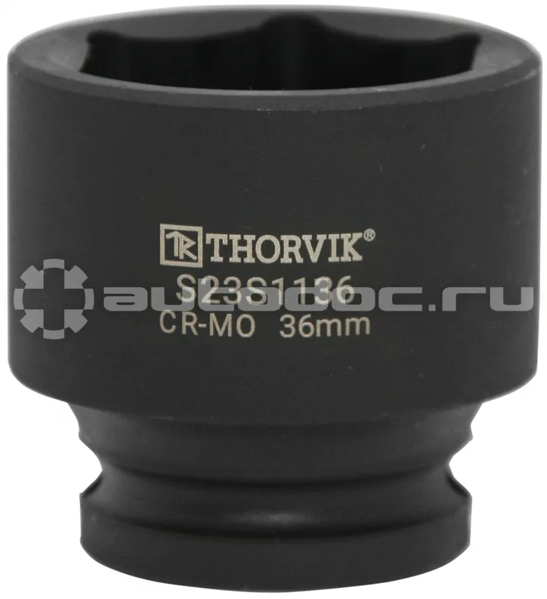 THORVIK S23S1136 Головка торцевая ударная 1/2"DR, 36 мм
