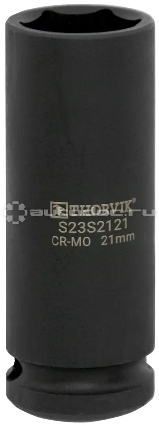 THORVIK S23S2122 Головка торцевая ударная глубокая 1/2"DR, 22 мм