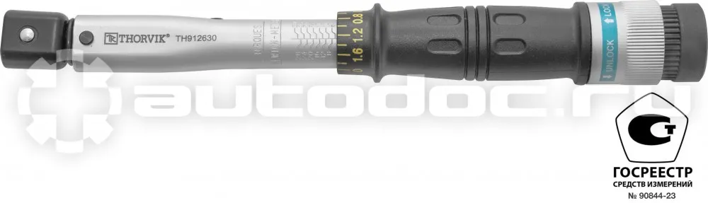 THORVIK TH912630 Ключ динамометрический с посадочным размером 9х12 мм, 6-30 Нм