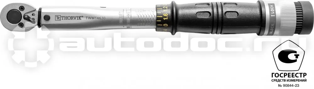 THORVIK TWM14630 Ключ динамометрический 1/4"DR, 6-30 Нм