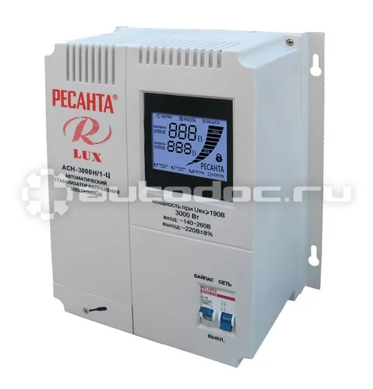 РЕСАНТА АСН-3000Н | 1-Ц РЕСАНТА Lux Стабилизатор