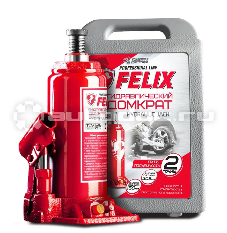 FELIXX 410060009 Домкрат гидравлический бутылочный