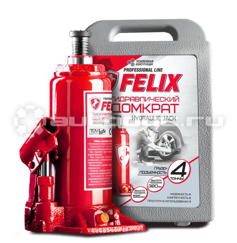 FELIXX 410060010 Домкрат гидравлический бутылочный