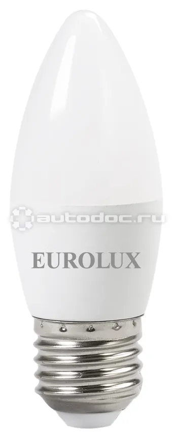 EUROLUX Лампа светодиодная LL-E-C37-6W-230-4K-E27