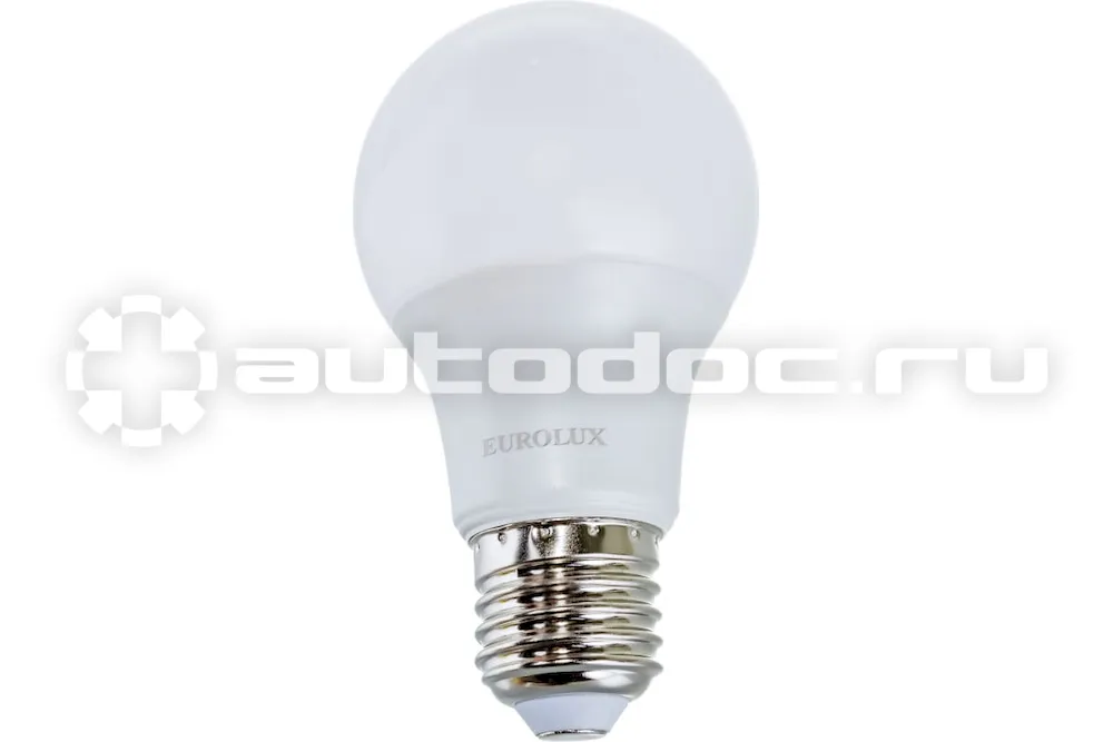 EUROLUX Лампа светодиодная LL-E-A60-11W-230-6K-E27 (груша, 11Вт, холод., Е27)