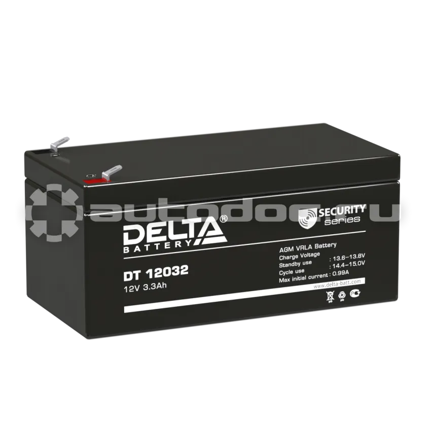 DELTA Аккумулятор 12V 3,3Ah (135x67x67)