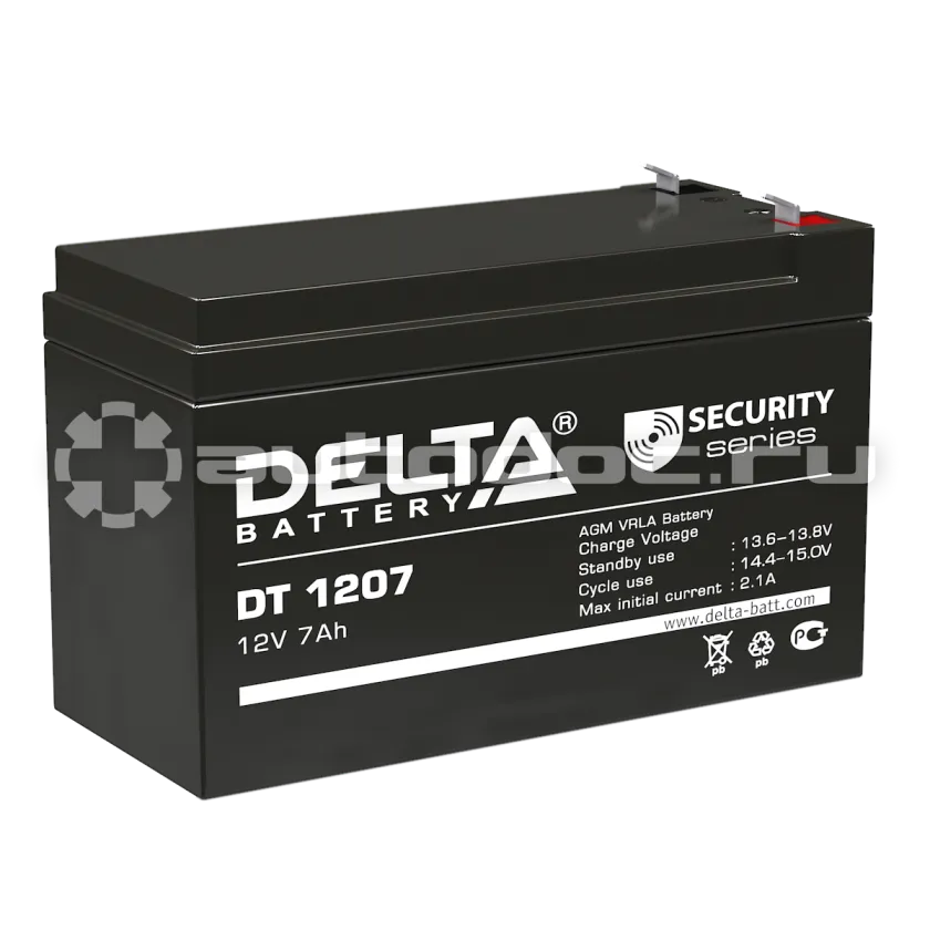 DELTA Аккумулятор 12V 7Ah (151х65х102)
