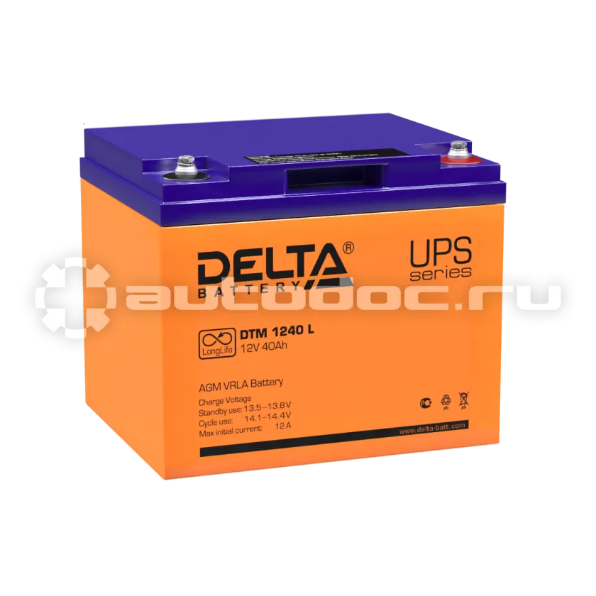 DELTA Аккумулятор 12V 40Ah (198x166x170)