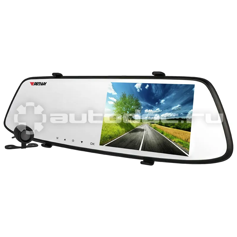 ARTWAY Видеорегистратор зеркало AV-604 3в1 Super HD (2 камеры, ParkAssist)