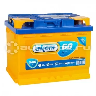 AKOM Аккумулятор 60R 540A 242x175x190