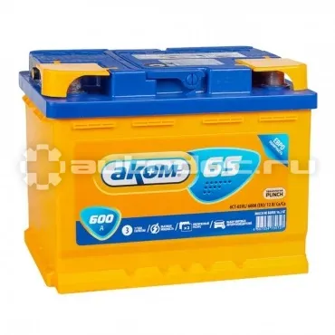 AKOM Аккумулятор 65R 600A 242x175x190