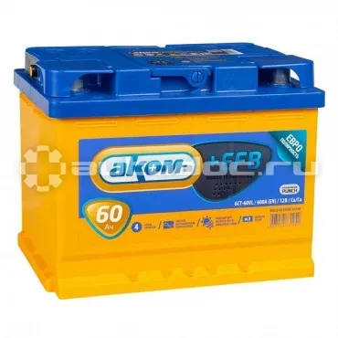 AKOM Аккумулятор EFB 60R 600A 242x175x190