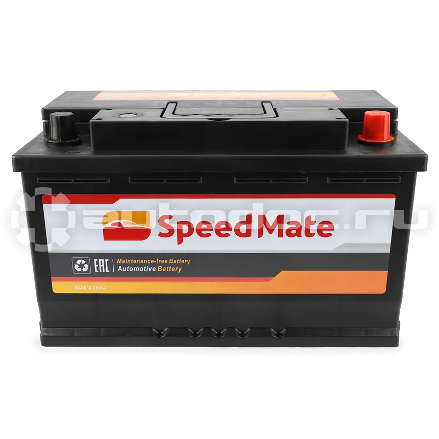 SPEEDMATE Excell 12В 80Ач 640А 315x175x190 /-+/ обратная полярность