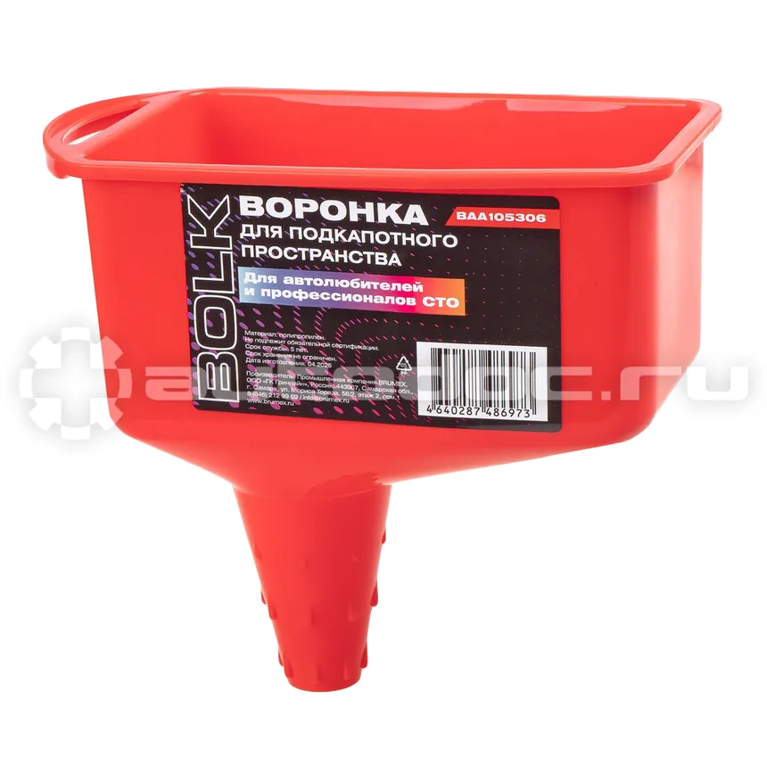 BOLK Воронка для подкапотного пространства, красная BAA105306