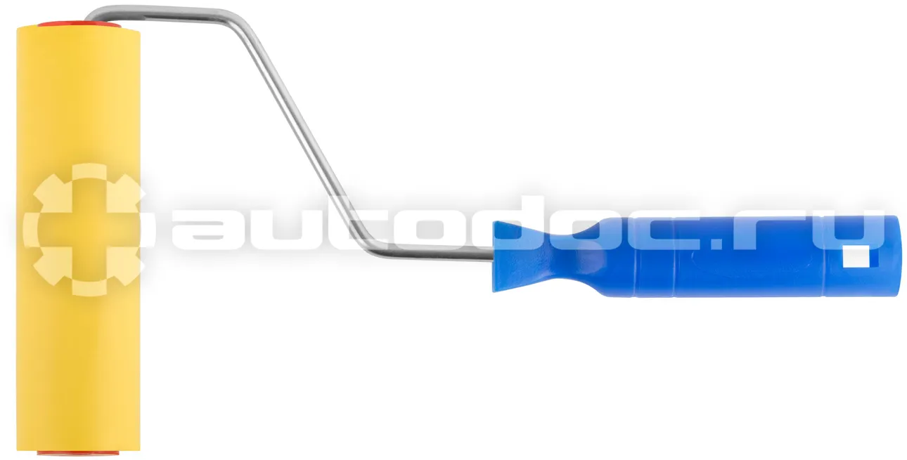 FIT TOOL Валик прижимной для обоев резиновый, желтый 150 мм