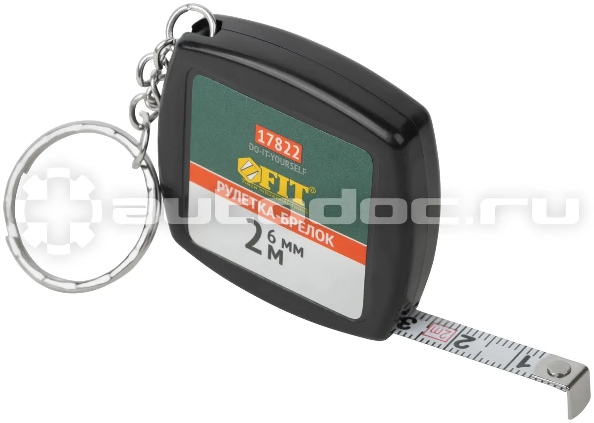 FIT TOOL 17822 Рулетка-брелок