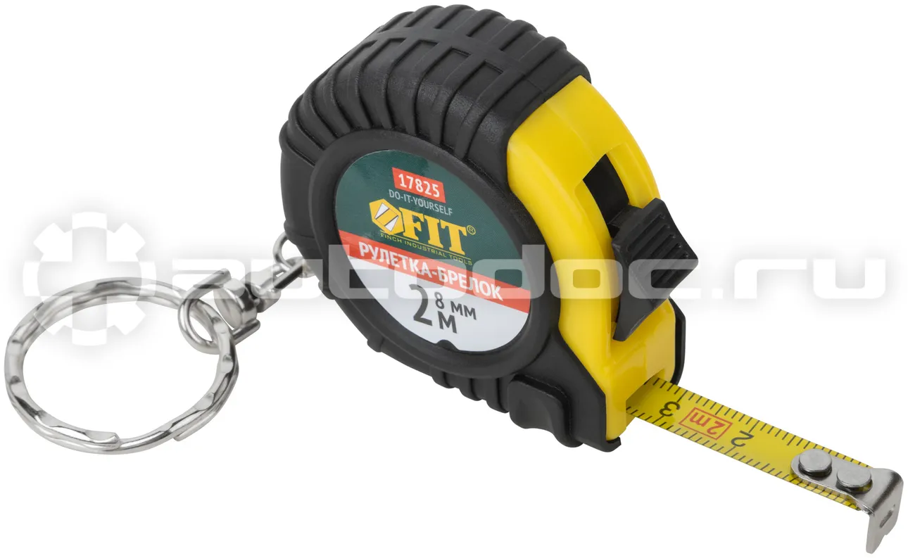 FIT TOOL 17825 Рулетка-брелок