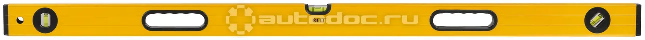 FIT TOOL Уровень "Янтарь", 3 глазка, ручки, усиленный корпус, фрезер. рабочая грань, шкала 1200 мм