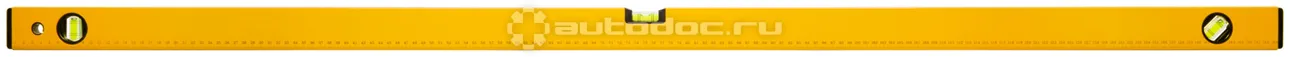 FIT TOOL Уровень "Стайл", 3 глазка, желтый усиленный корпус, фрезер. рабочая грань, шкала, Профи 1500 мм