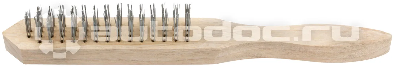 FIT TOOL Корщетка с деревянной ручкой 4-х рядная