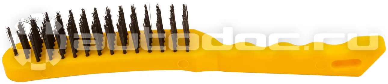 FIT TOOL Корщетка стальная, желтая пластиковая ручка, 275 мм, 5-ти рядная