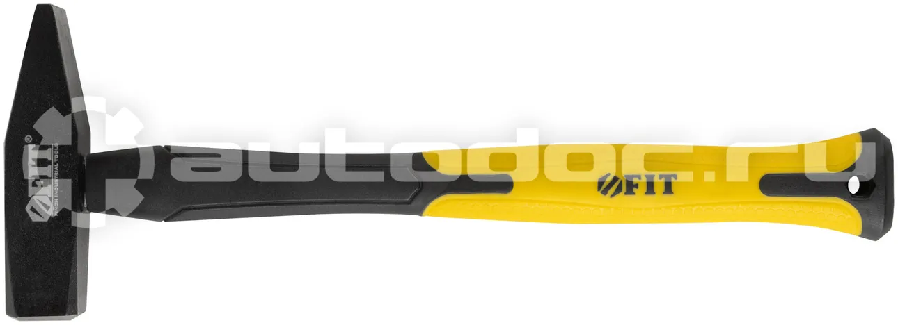 FIT TOOL Молоток кованый, фиберглассовая усиленная ручка, Профи  500 гр.