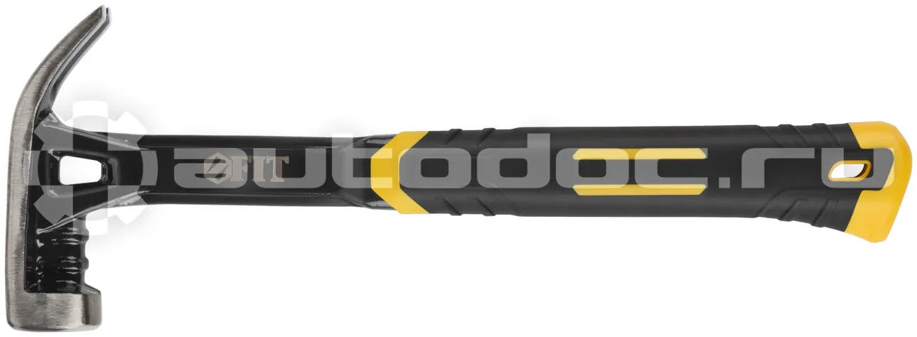 FIT TOOL Молоток-гвоздодер, цельнометаллический Профи, 450 гр.