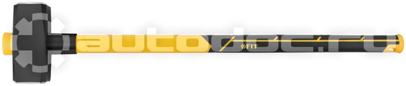 FIT TOOL Кувалда кованая, фиберглассовая обратная усиленная ручка 900 мм, 8 кг