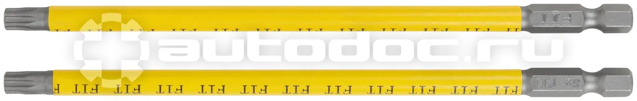 FIT TOOL Биты кованые, сталь S2, односторонние  150 мм Т30, Профи 2 шт., блистер