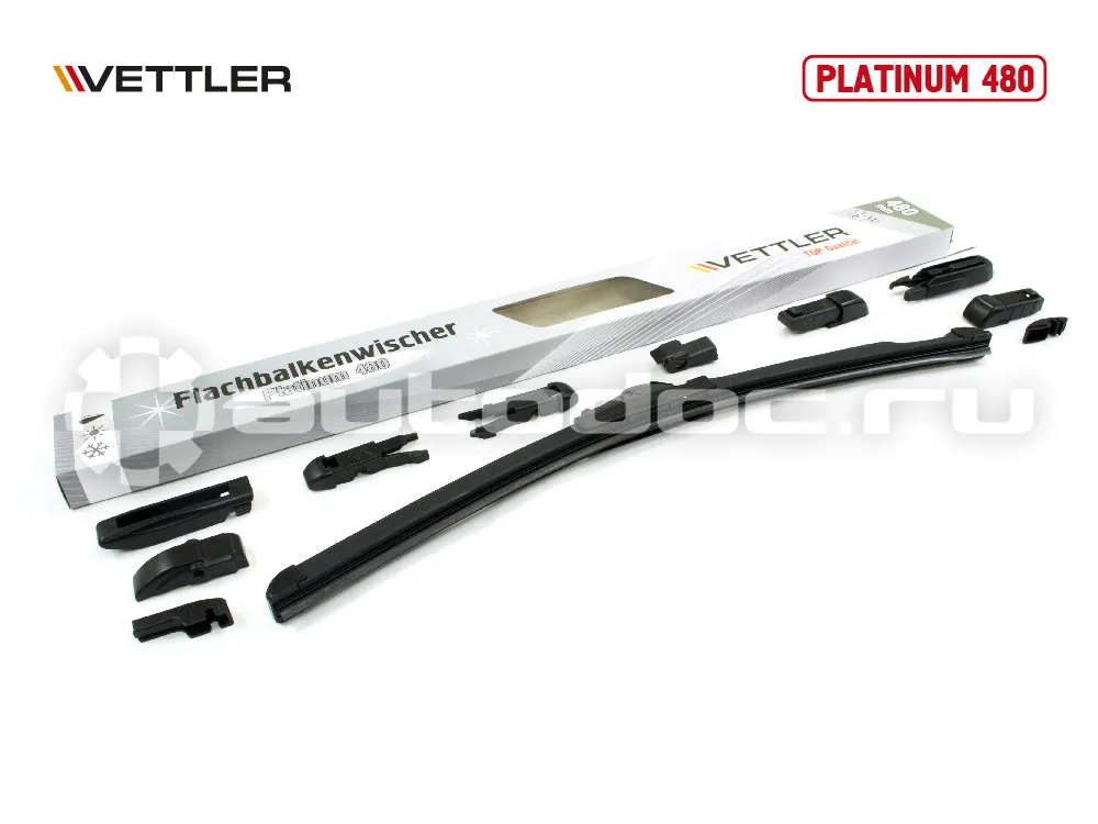 VETTLER Щетка стеклоочистителя бескаркасная PLATINUM