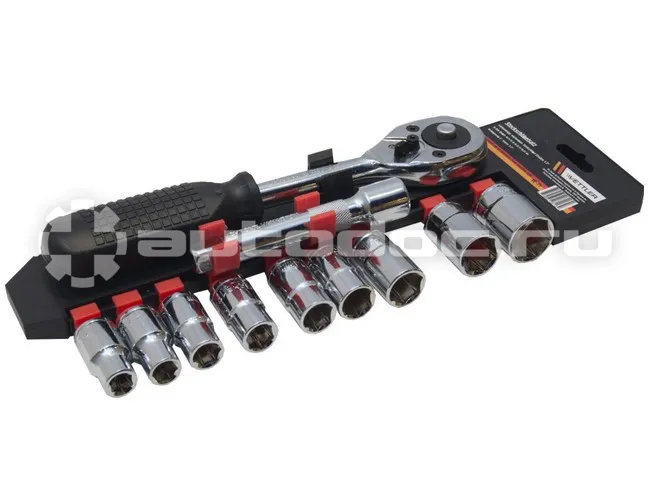 VETTLER Набор головок 1 | 2"DR 6-ти гран (10-22мм) 12пр на планке