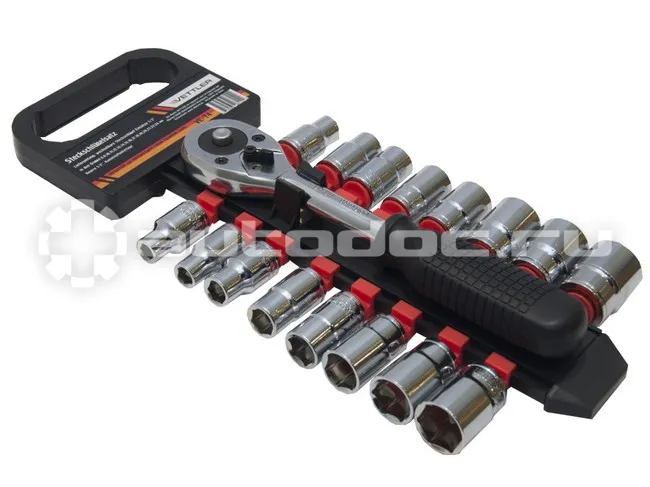 VETTLER Набор головок 1 | 2"DR 6-ти гран (8-24мм) 18пр на планке