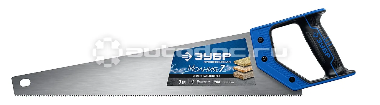 ЗУБР 1537-50_z02 Ножовка универсальная "МОЛНИЯ-7" 500 мм