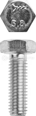 ЗУБР Болты ГОСТ 7798-70, M8 x 25 мм, 5 кг, кл. пр. 5.8, оцинкованный