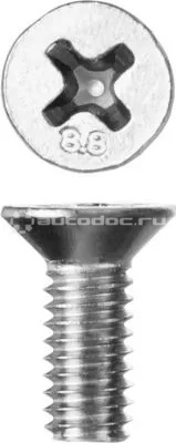 ЗУБР Винт DIN 965, M4 x 10 мм, 5 кг