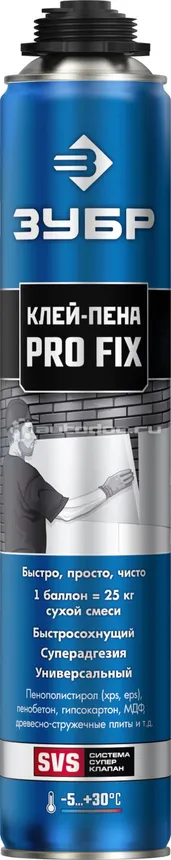 ЗУБР Клей-пена PRO FIX
