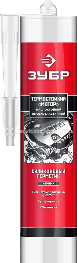 ЗУБР МОТОР Термостойкий силиконовый герметик ПРОФЕССИОНАЛ 41245-4
