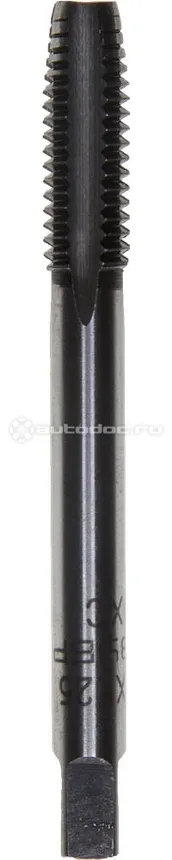 ЗУБР М8x1.25мм, Метчик, сталь 9ХС, ручной
