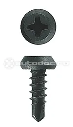 ЗУБР 4-300131-38-11 Саморезы со сверлом, оксидированные, по листовому металлу