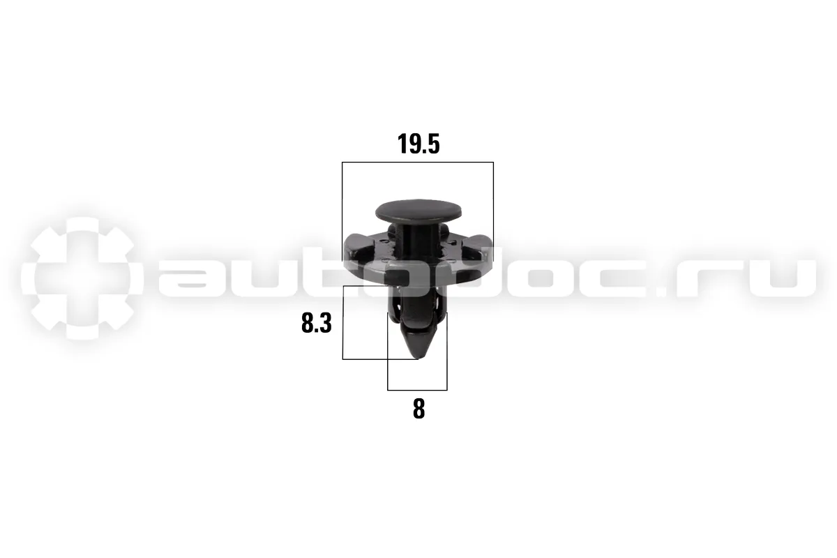 KRAFT Клипса автомобильная Infiniti  FX35, FX37, QX56 | Mitsubishi Outlander, Lancer, Pajero