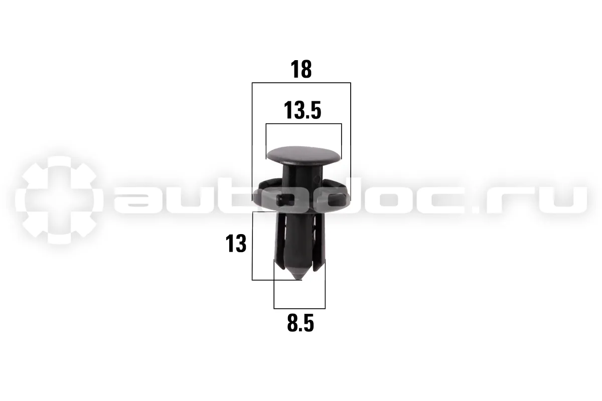 KRAFT Клипса автомобильная Mitsubishi Lancer, Pajero, Galant