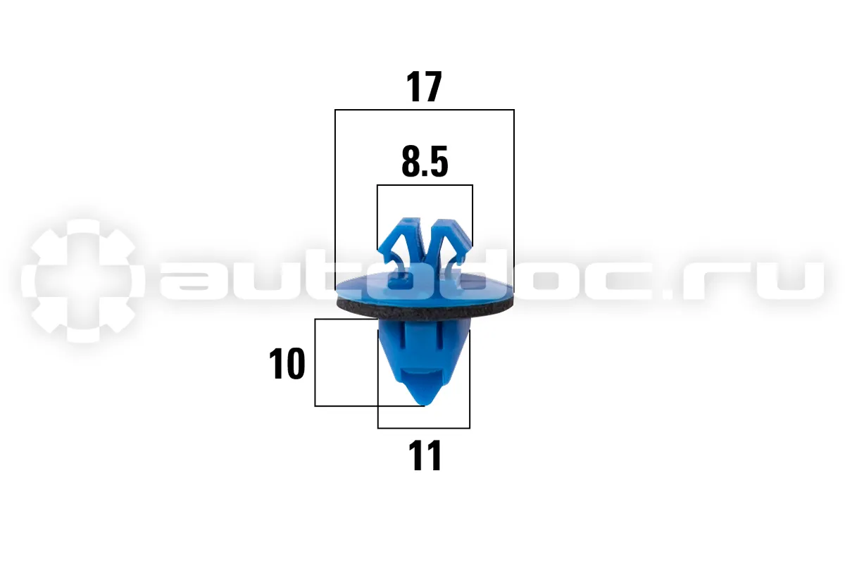 KRAFT Клипса автомобильная Toyota Land Cruiser Prado, RAV4, Highlander