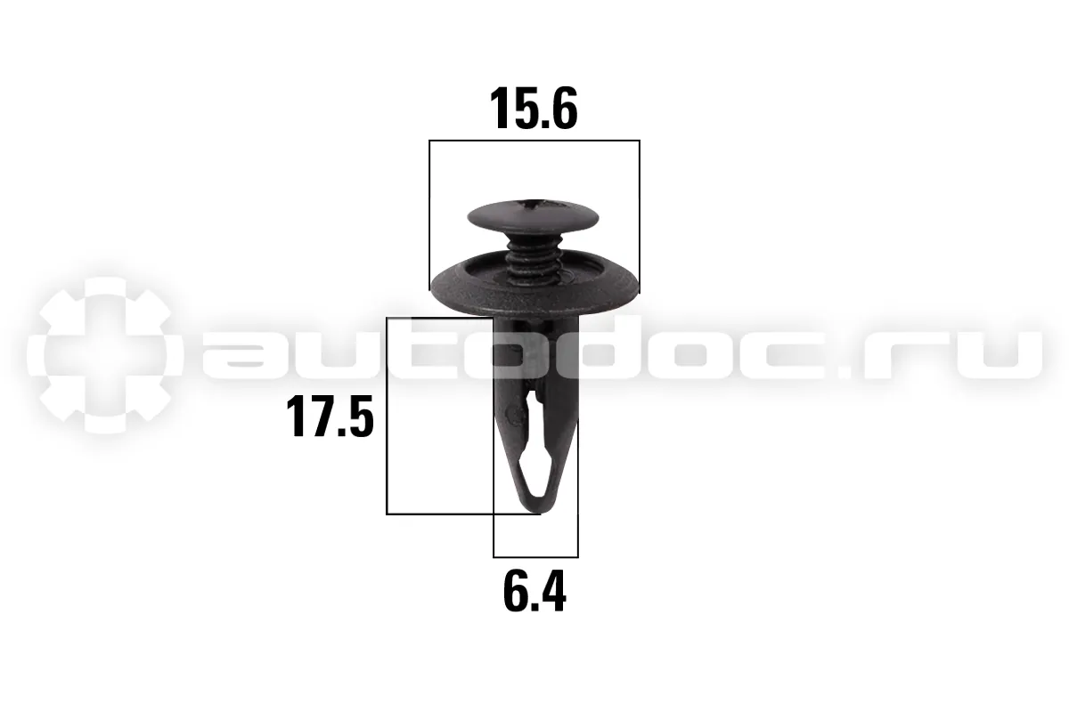 KRAFT Клипса автомобильная Ford Focus, Fusion,Mondeo