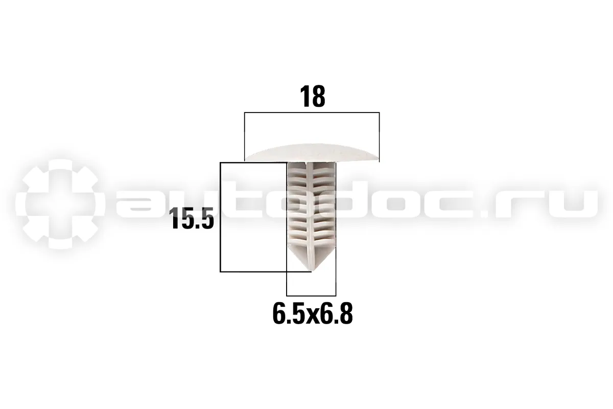KRAFT Клипса автомобильная Mitsubishi Lancer, Pajero