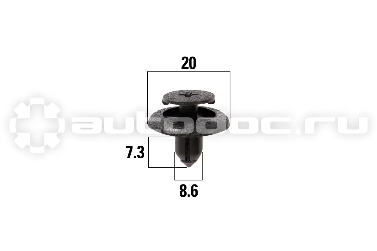 KRAFT Клипса автомобильная Toyota RAV4