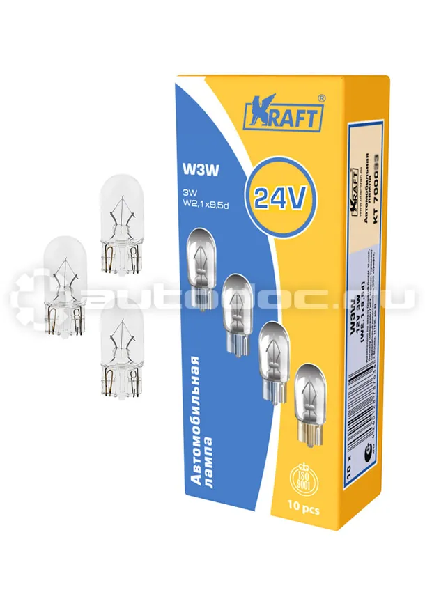 KRAFT Лампа накаливания W3W