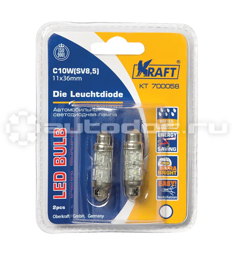 KRAFT Лампы светодиодные C10W