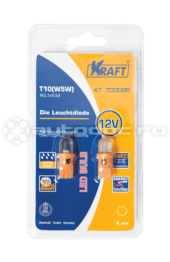 KRAFT Лампы светодиодные T10 | W5W